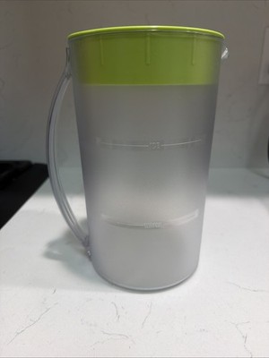 Mr. Coffee Iced Tea Maker TM1 Replacement 2 Quart Pitcher W/ Green Lid