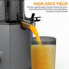 Pukomc Cold Press Juicer,5.8" Wide Feed Chute Juice Extractor Machine with 300W,