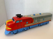 Santa Fe # 327 Diesel Locomotive Train -Vintage Modern Toys Japan Untested.