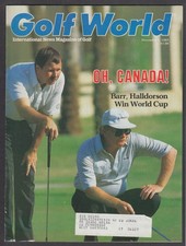 GOLF WORLD Gary Player Dave Barr Dan Halldorson Fuzzy Zoeller + 12/6 1985