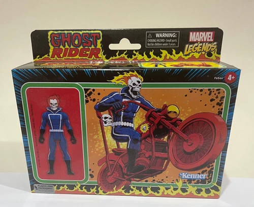 GHOST RIDER Marvel Legends NEW Kenner figure & motorcycle vintage RETRO 2023