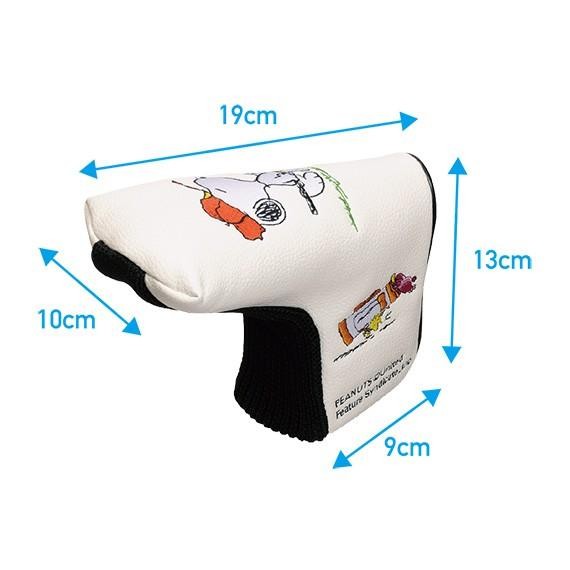 Snoopy Golf Putter Head Cover LITE Peanuts H-305 White Blade L