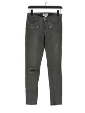 Paige Women's Jeans W 26 in Grey Cotton with Elastane Skinny