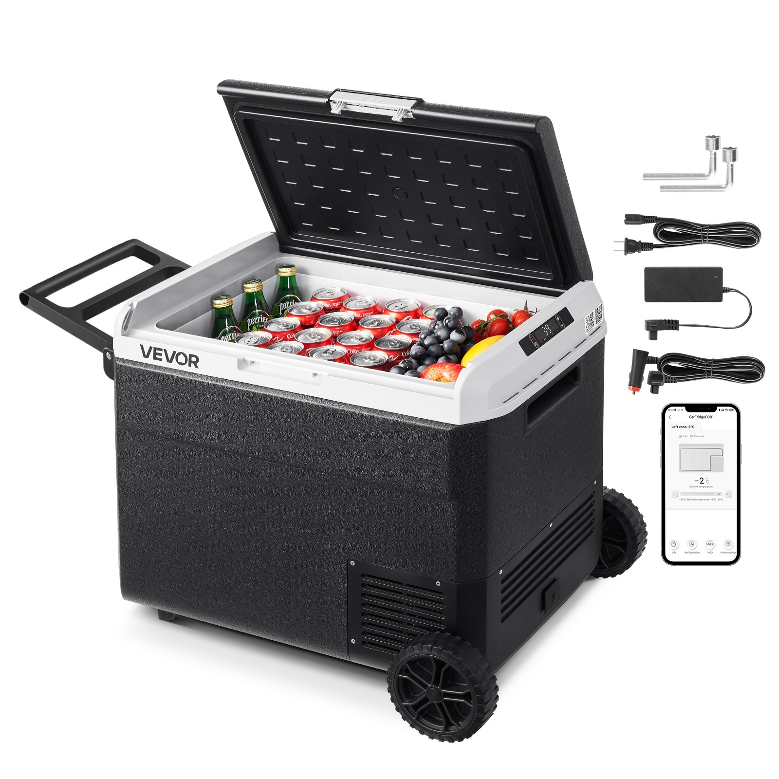 Glacière électrique 12V 24V 230V réfrigérateur voiture camping 60L
