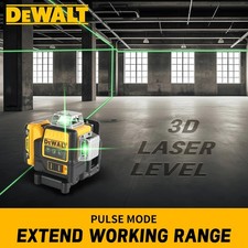 DEWALT DW089LG 3-Sided 360  Vertical Laser Level, 12V Max Battery, Green Beam