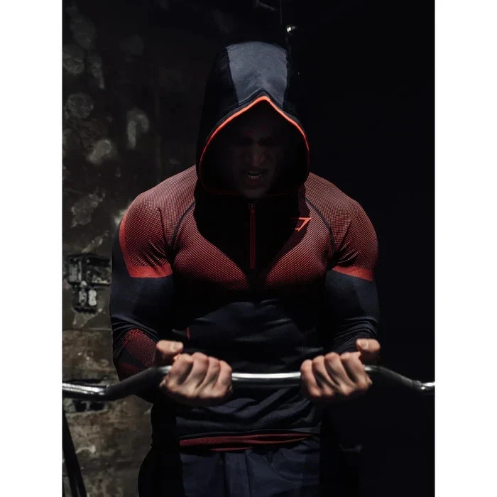 Gymshark Onyx V5 Hoodie Red - Medium (M) | eBay