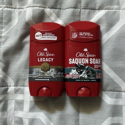 Old Spice Legacy + NFL Saquon Soar Men Antiperspirant Deodorant 2.6oz Lot Of 2