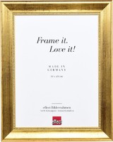 Effect Holz-Bilderrahmen Profil 95 Gold 50X60 Cm Mit Museumsglas