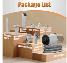 AIRROBO PG100 Pet Grooming Kit with Vacuum