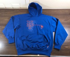 Men’s New York Mets Team Issued Therma Base Hoodie Size XL Baseball Sweatshirt