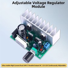 LM317 Based Dual Output DC Regulator Module with Digital Voltage Display