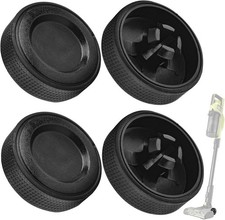4-Pack Upgraded Replacement Wheels for Ryobi Cordless Stick Vacuum PCL720K