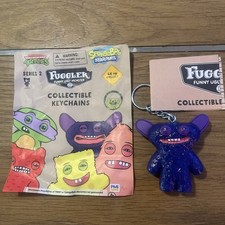 New Fuggler Bag Clip Keychain Series 2 Purple / Blue Grin Grin Common
