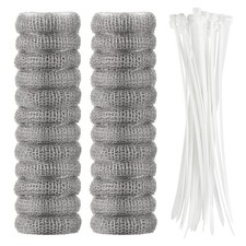 24 Pieces Lint Traps Washing Machine Stainless Steel Lint Snare Traps Laundry...
