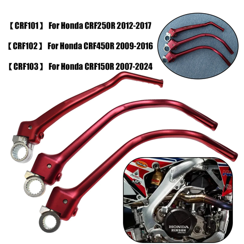 Leva Avviamento Moto CNC Forgiata per Honda CRF150R 250R 450R - Foto 2 di 12