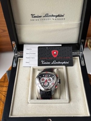 😍 Swiss TONINO LAMBORGHINI SPYDER CHRONOGRAPH QUARTZ WATCH | eBay