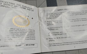 1989 Nintendo NES Original Manual Instructions Michael Andretti World GP