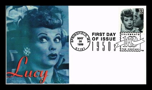 US COVER I LOVE LUCY TV SHOW 1950S CELEBRATE CENTURY FIRST DAY ISSUE