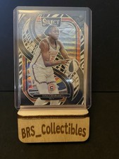 Tina Charles 2025 Panini Select WNBA #160 Zebra Wave Prizms Sun