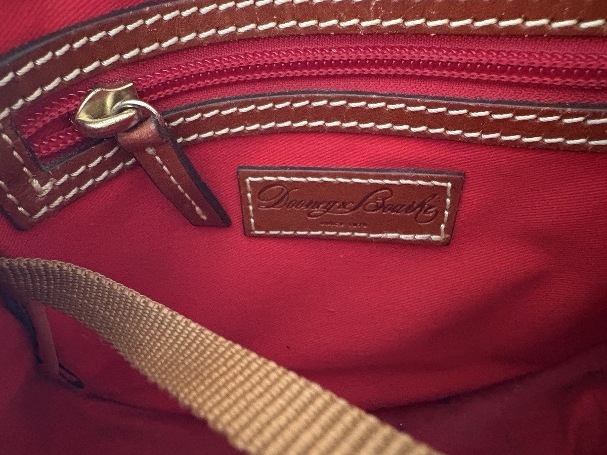 Dooney Bourke Pink Pebble Grain Leather Crossbody Bag View 3