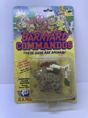 1989 Playmates Sealed  Barnyard Commandos Commodore Fleece Cardigan