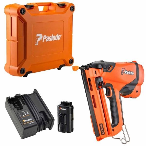 Paslode IM65A F16 2nd Fix Cordless Nailer Angled
