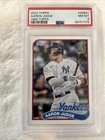 2024 TOPPS AARON JUDGE #89B31 1989 TOPPS PSA 8 NM