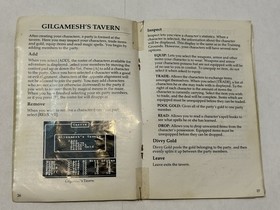 Wizardry Proving Grounds of the Mad Overlord Cartridge + Manual NES