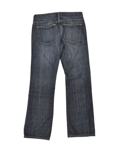 J. CREW Womens Short Bootcut Jeans US 2 XS W32 L29 Navy Blue Cotton AZ20 - Picture 2 of 3