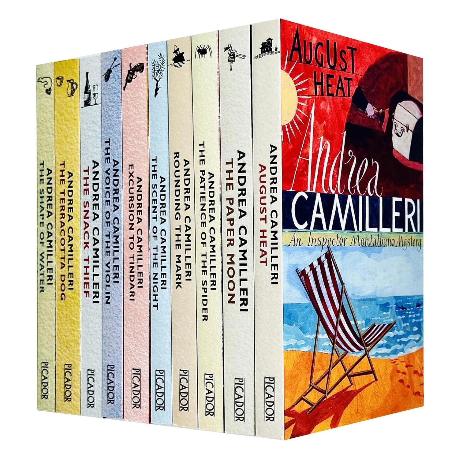 Picador Dark Inspector Montalbano By Andrea Camilleri Books 1-10 Collection Set - Fiction - Paperback - Image 3
