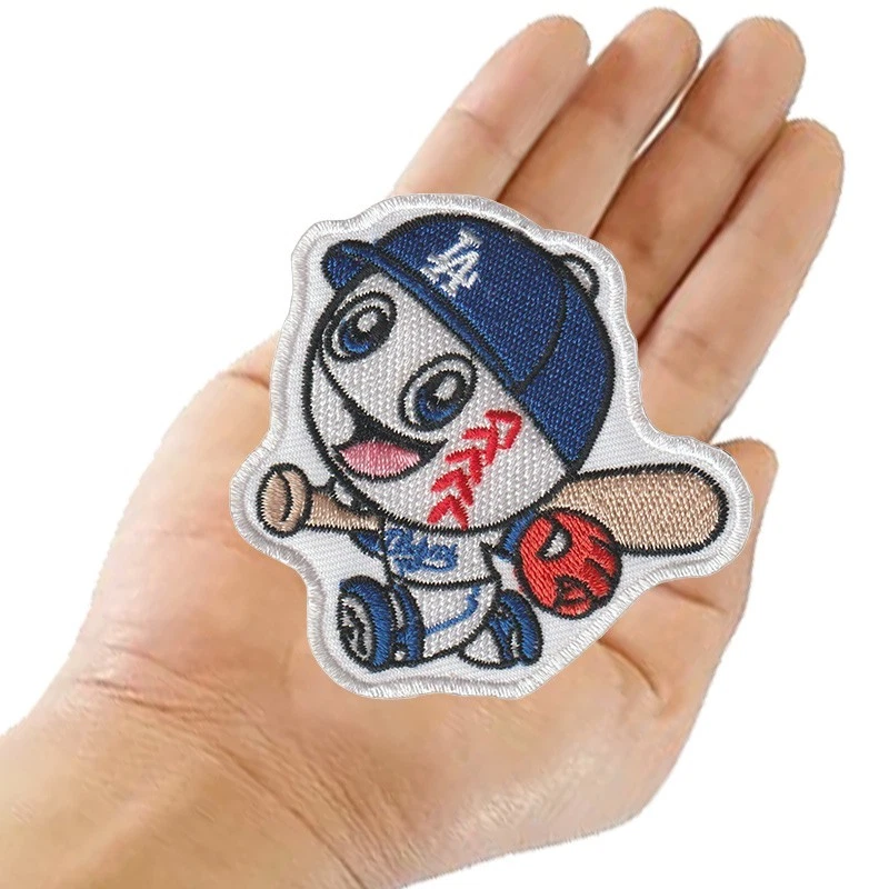 Wholesale Los Angeles Dodgers Cartoon Logo Size 3.0"x3.0" Sew Iron on Patches - Image 2 of 4