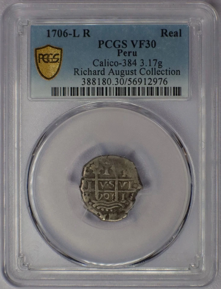 1706-L R Peru Real Cob Calico-384 - PCGS VF 30 - Image 3 of 4
