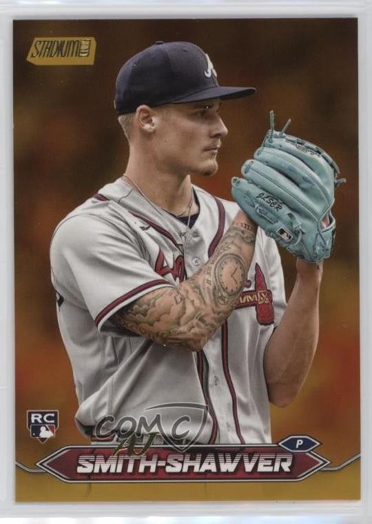 2024 Topps Stadium Club Gold Foil AJ Smith-Shawver #55 Rookie RC 0i4k