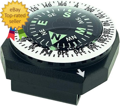 Gocompass - Micro Orienteering Wrist Compass | Watch Band or Paracord