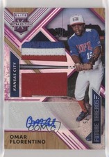 2018 Panini Elite Extra Edition Purple 14/25 Omar Florentino #FTSA-OF Auto hg6