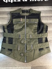 Womens Black Widow Yelena Belova Tactical Vest Green Cosplay Costume Large
