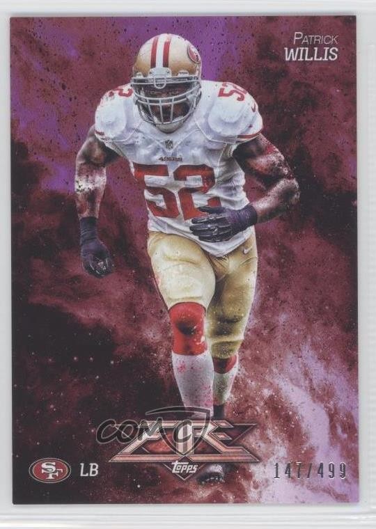 2014 Topps Fire Purple 147/499 Patrick Willis #56 HOF 0l2