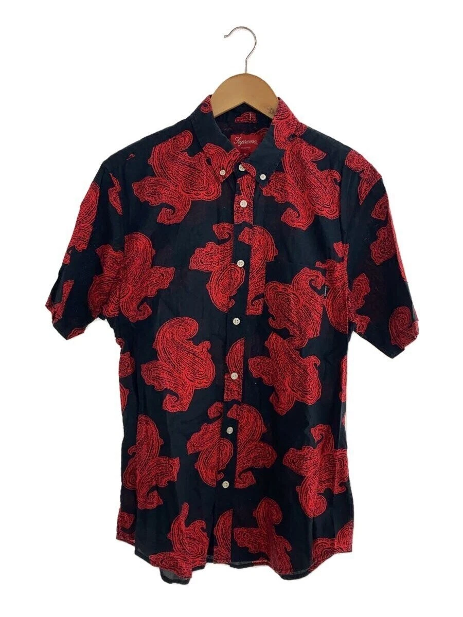 Chemise Supreme manches courtes / M / coton / motif salopette / 101837