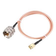 SMA Male to UHF PL-259 Male RG316 RF Coaxial Coax Cable 2 ft