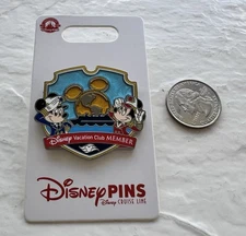 DISNEY CRUISE LINE DVC VACATION CLUB MEMBER CAPTAIN MICKEY NEW ON CARD
