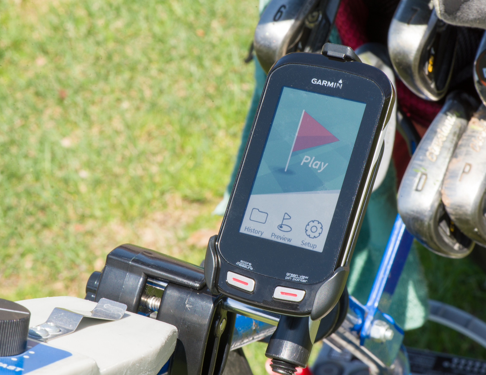 Golf Cart Gps Mount / Holder for Garmin G7 Approach eBay