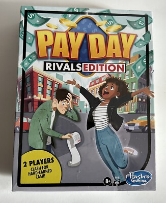 PAY DAY RIVALS EDITION 2 PLAYER GAME HASBRO NEW SEALED | eBay