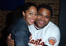 Tracee Ellis Ross Anthony Anderson at The Limited Edition Jordan M- Old Photo 1
