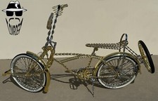 LOWRIDER COLLECTION 2 TONE TWISTED 20" CRUISER BIKE 36 SPOKE COASTER BRAKE.