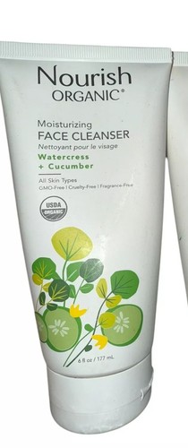 Nourish Bio feuchtigkeitsspendender Gesichtsreiniger Brunnenkresse & Gurke 6 Fl. Oz.