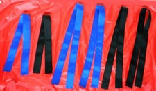 Topper dinghy  toe straps ,centre,side, various options including  2 colour ways