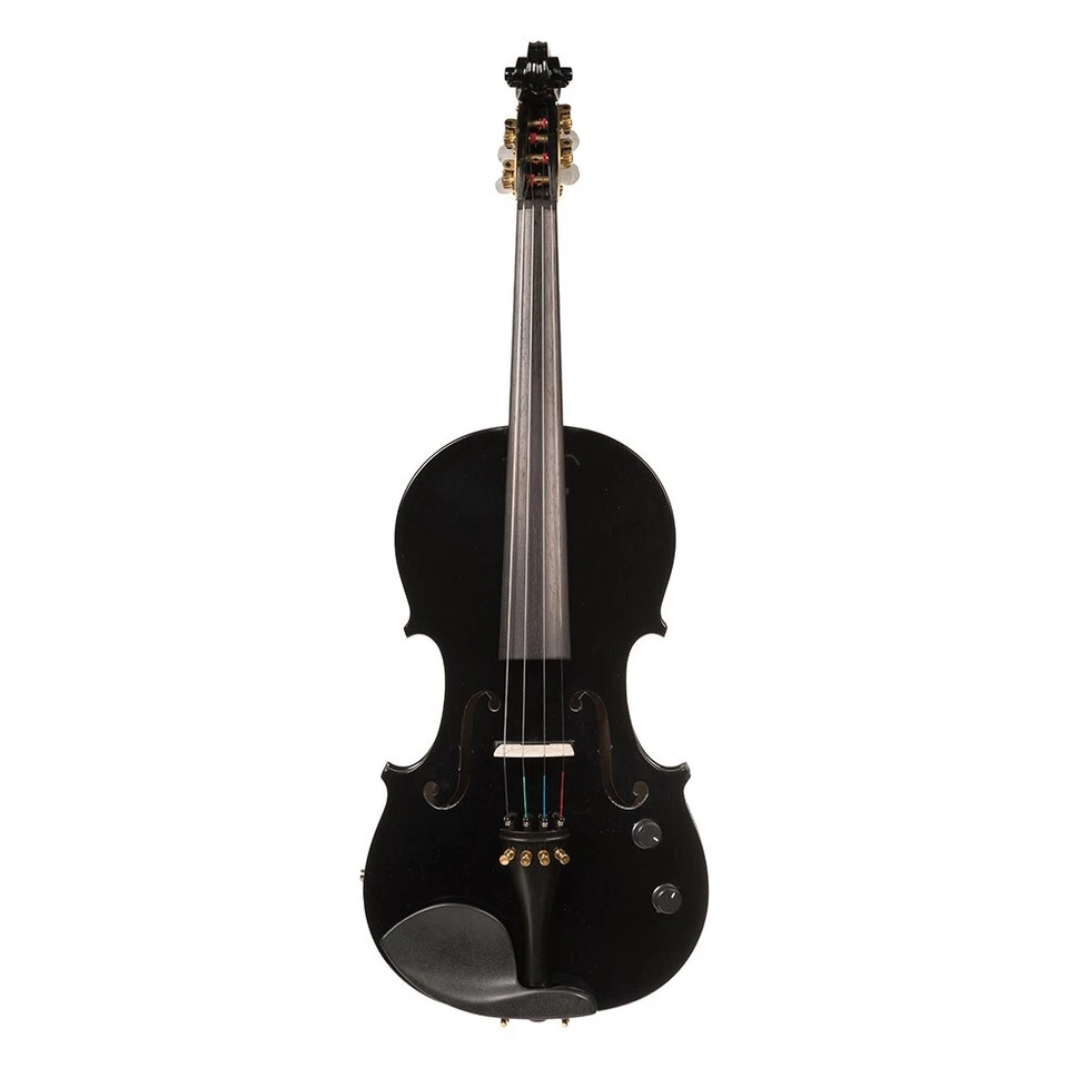 Electric Black Violin 4/4 - Rapsody - Hand-Made in Europe - Image 4 of 4
