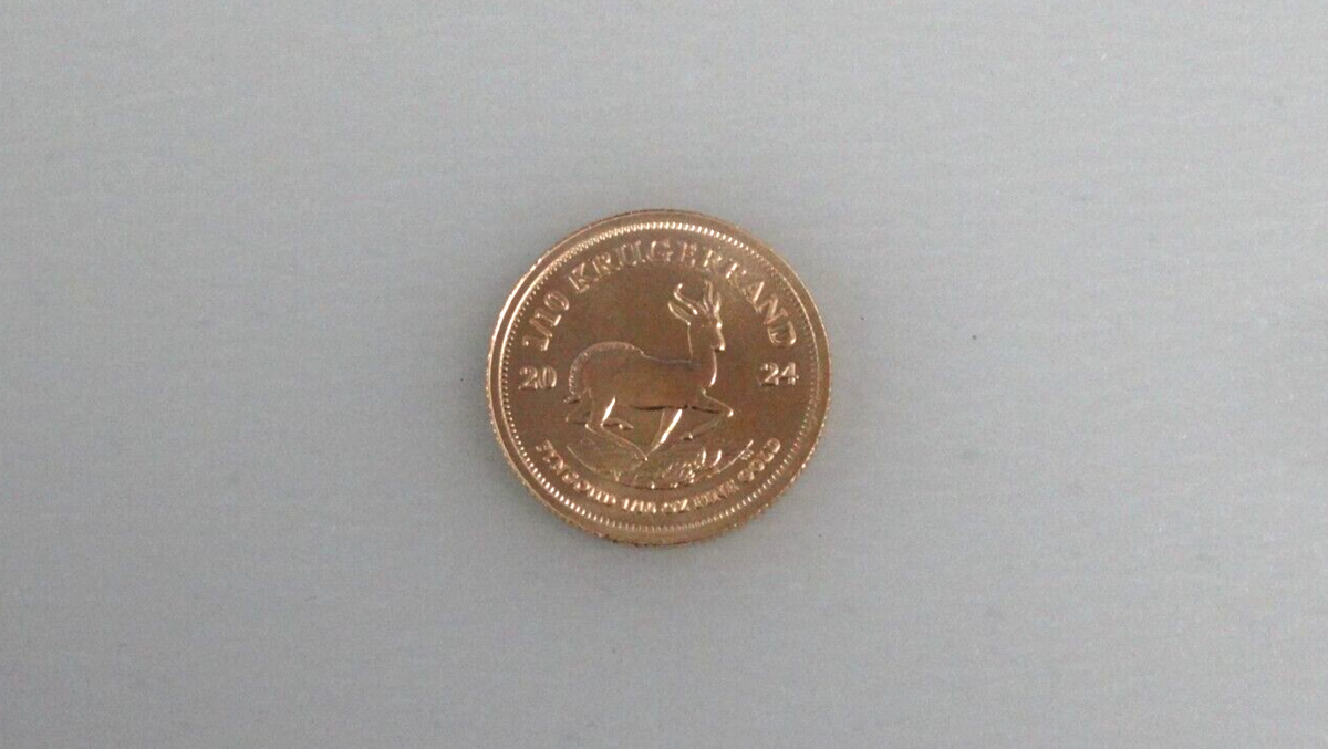2024 South Africa 1/10 oz South African Gold Krugerrand BU Coin | eBay