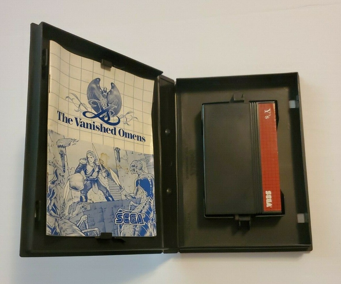 Ys: The Vanished Omens SMS (Sega Master System, 1988) COMPLETE CIB