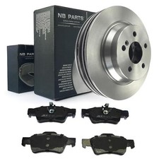 Bremsscheiben 300mm Bremsbeläge hinten für Mercedes CLS C129 E-Klasse W211 S21
